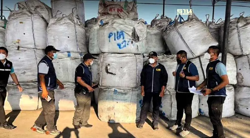 รวบ "หลิวลู่" หนุ่มจีน เจ้าของโกดังเก็บแคดเมียม 7 พันตันที่ชลบุรี