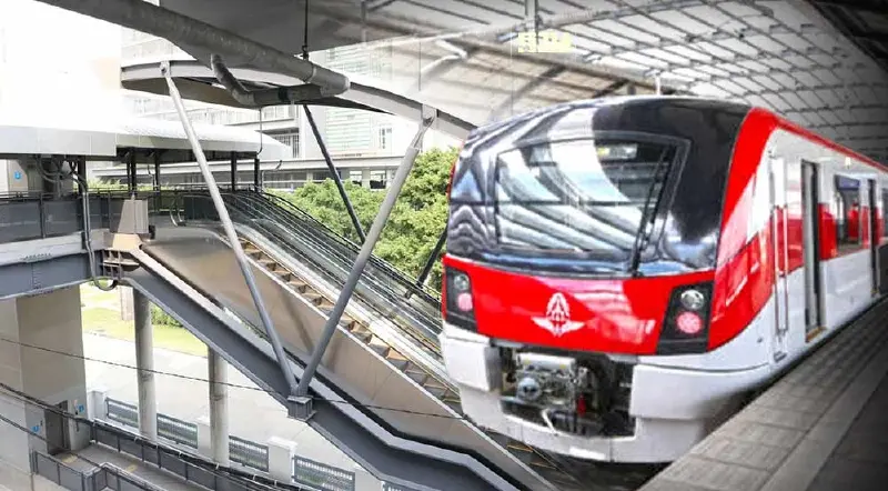 เปิดแล้ว สกายวอล์ค “รถไฟสายสีแดง” เชื่อมสถานีรพ.จุฬาภรณ์-หลักสี่