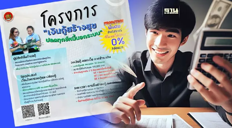 มาแล้ว "โครงการเงินกู้สร้างสุข" สหกรณ์ออมทรัพย์ ยื่นกู้ได้ถึง 31 พ.ค. 67 มาแล้ว "โครงการเงินกู้สร้างสุข" สหกรณ์ออมทรัพย์ ยื่นกู้ได้ถึง 31 พ.ค. 67