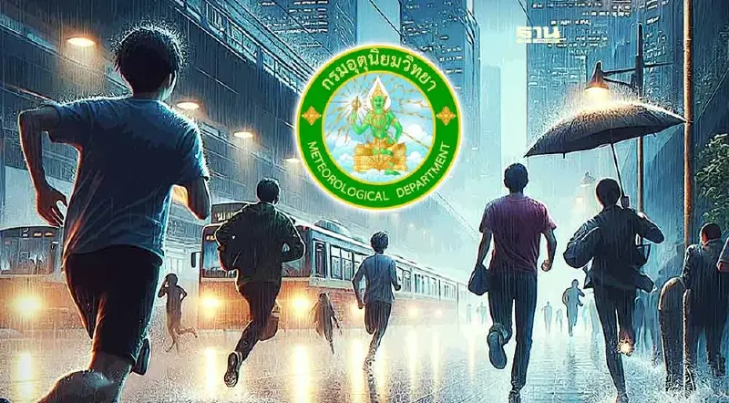 กรมอุตุฯ พยากรณ์อากาศวันที่ 19-20 พฤษภาคม 2567 พายุฝนฟ้าคะนองร้อยละ 60