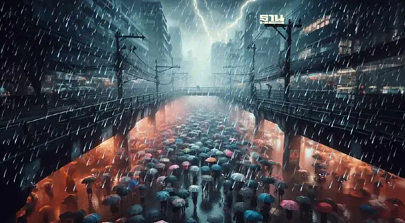 กรมอุตุฯ เตือนรับมือฝนตกหนักหลายพื้นที่ 23–24 พ.ค.นี้ กทม.ฝนถล่ม 80% กรมอุตุฯ เตือนรับมือฝนตกหนักหลายพื้นที่ 23–24 พ.ค.นี้ กทม.ฝนถล่ม 80%