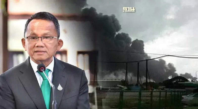 สมศักดิ์ สั่ง สธ.ด่วน ดูแลผู้บาดเจ็บเหตุไฟไหม้ถังสารเคมีระเบิดมาบตาพุด