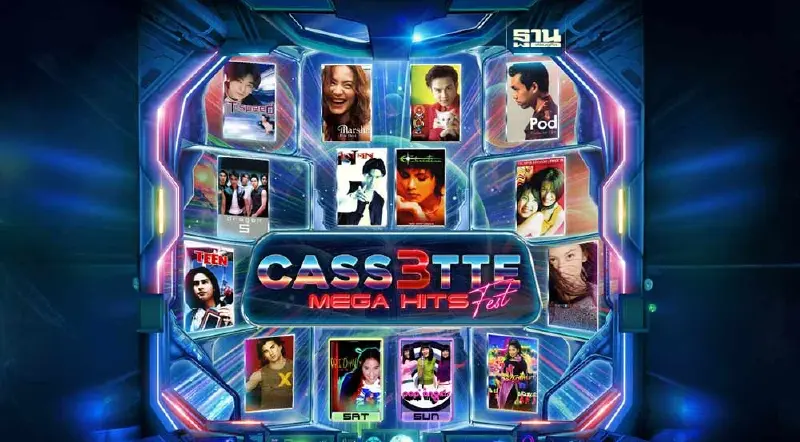 เปิดขายบัตรวันนี้ Cassette Fest Mega Hits เช็คผังที่นั่ง ช่องทางจองที่นี่
