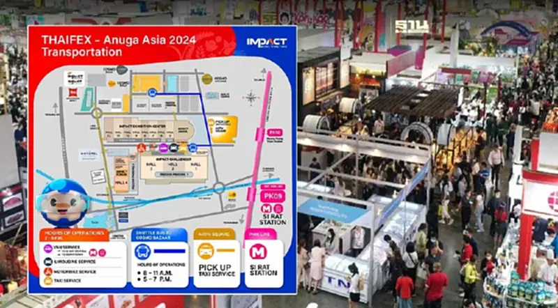 วิธีเดินทางไปงาน THAIFEX 2024 เริ่มวันนี้ 28 พฤษภาคมวันแรก มัดรวมให้แล้ว วิธีเดินทางไปงาน THAIFEX 2024 เริ่มวันนี้ 28 พฤษภาคมวันแรก มัดรวมให้แล้ว