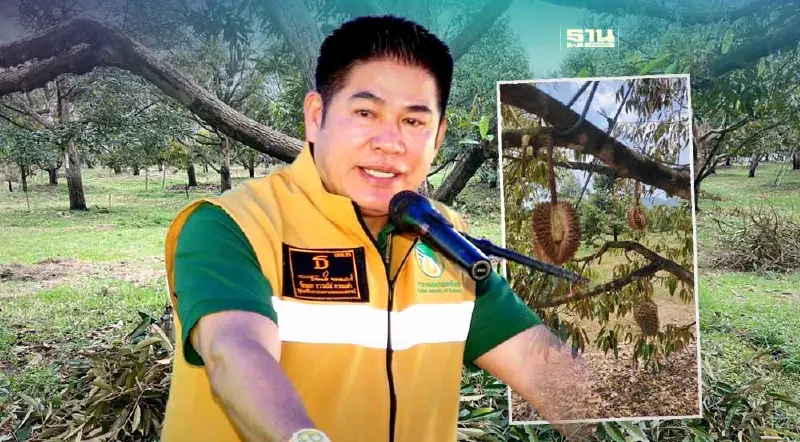 "ธรรมนัส" สั่ง 2 กรมใหญ่ลงพื้นที่ แนะสวนทุเรียน-ผลไม้ เอาตัวรอดช่วงภัยแล้ง
