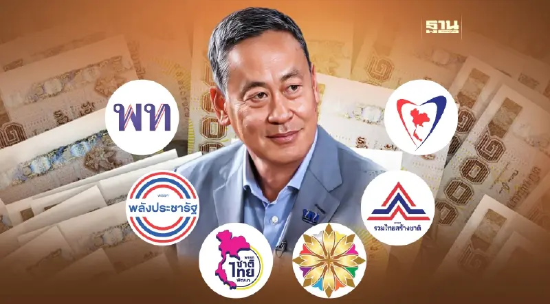 แบ่งเค้ก งบ 68 เพื่อไทยคุม 6 กระทรวงเศรษฐกิจ เศรษฐา กำเงินฉุกเฉิน 9.5 หมื่นล้าน