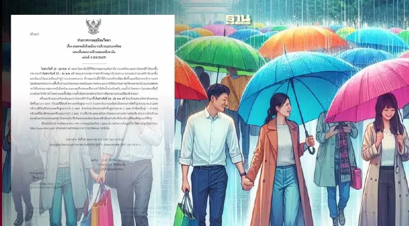 กรมอุตุ ประกาศฉบับ 3 เตือนทั่วไทยฝนตกหนักถึงหนักมาก กทม.ฝนถล่ม 70 ของพื้นที่