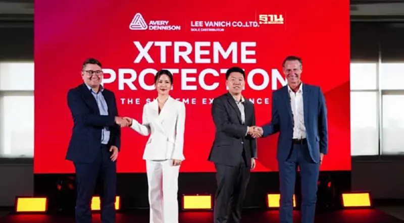 ไฮคูล-Avery Dennison ต่อยอดธุรกิจรุกตลาดฟิล์มกันรอยเจาะ "Premium Car-EV" ไฮคูล-Avery Dennison ต่อยอดธุรกิจรุกตลาดฟิล์มกันรอยเจาะ "Premium Car-EV"
