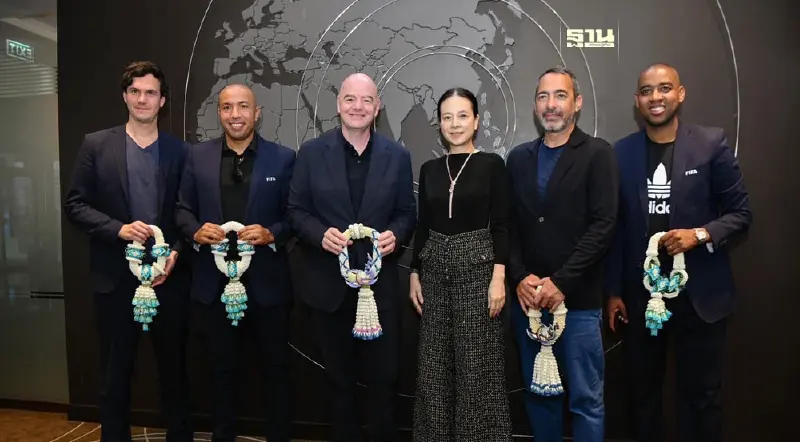 ประธานฟีฟ่า-เอเอฟซี เดินทางถึงไทย เตรียมประชุมฟีฟ่า คองเกรส