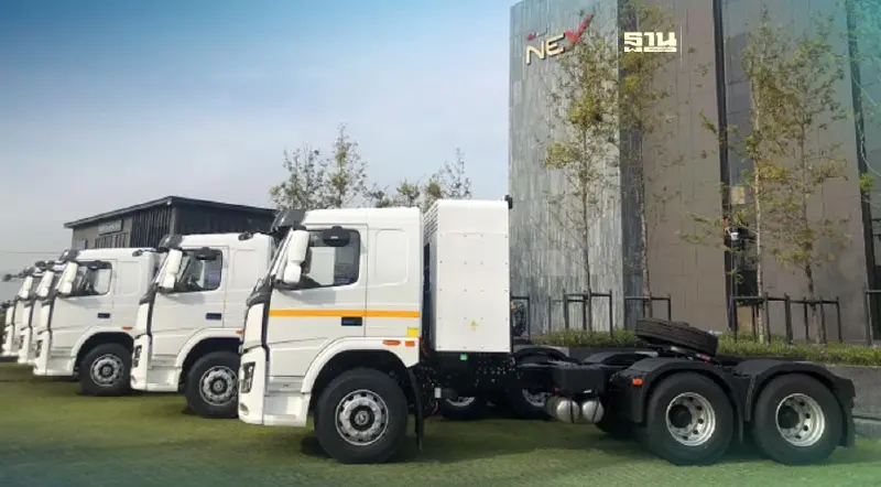 เน็กซ์ พอยท์ ส่งมอบรถบรรทุกไฟฟ้า รุกขนส่งโลจิสติกส์สีเขียว