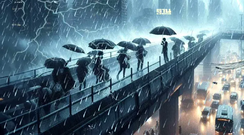 กรมอุตุฯ เตือนทั่วไทยฝนฟ้าคะนอง -ลมแรง "กทม."อ่วมฝนถล่ม 60% ของพื้นที่