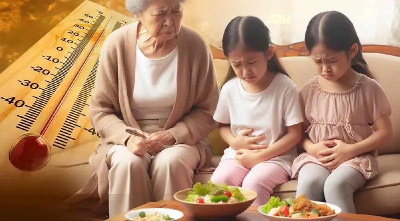 "อาหารเป็นพิษในหน้าร้อน" เด็ก-ผู้สูงวัยเสี่ยงสูง