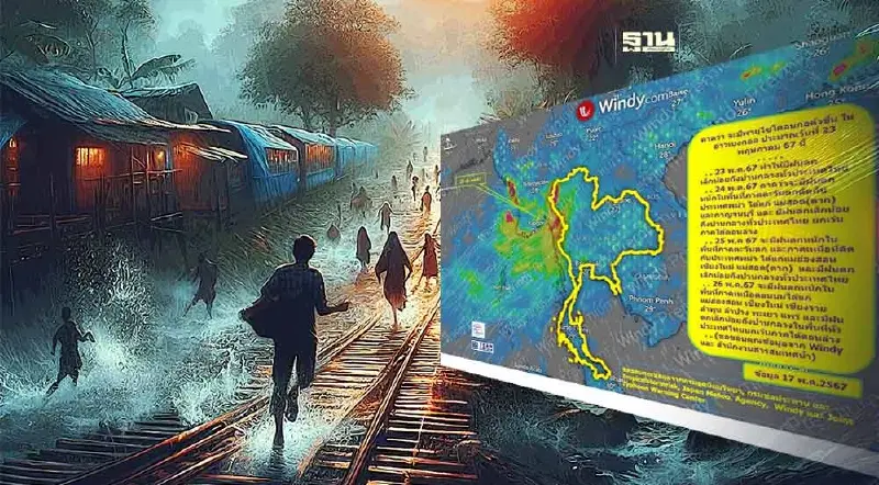 จับตา"พายุไซโคลน"อ่าวเบงกอล กระทบไทยฝนตกหนัก