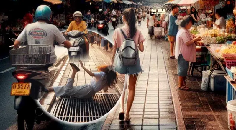 ทางเท้าอันตราย คนกรุงเทพฯ ประสบอุบัติเหตุ 915 รายต่อปี ทางเท้าอันตราย คนกรุงเทพฯ ประสบอุบัติเหตุ 915 รายต่อปี