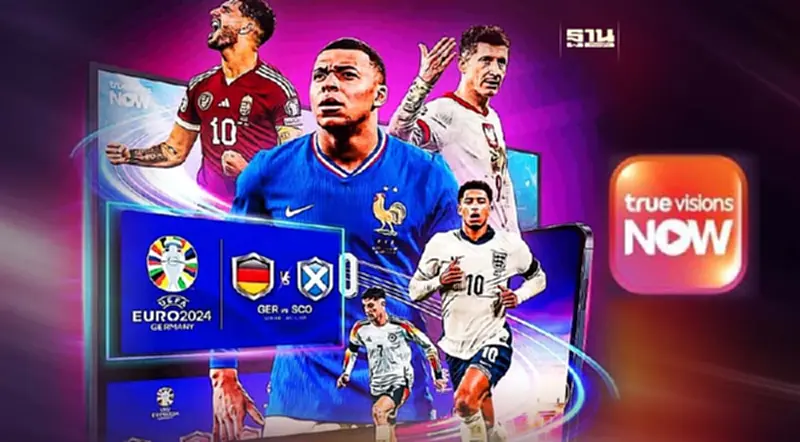 ทรูวิชั่นส์ ยิงสด"ฟุตบอลยูโร 2024 " เริ่ม 15 มิ.ย.สมาชิกไม่ต้องจ่ายเพิ่ม ทรูวิชั่นส์ ยิงสด"ฟุตบอลยูโร 2024 " เริ่ม 15 มิ.ย.สมาชิกไม่ต้องจ่ายเพิ่ม