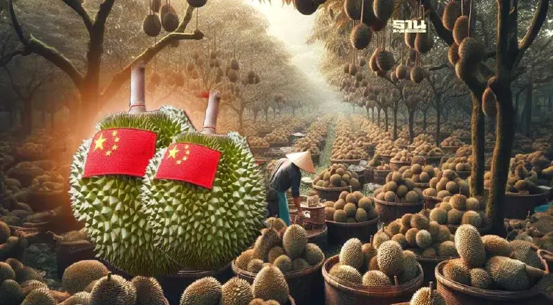 “ทุเรียนไห่หนาน” เขย่าไทย ครึ่งกก. 300 บาท พาณิชย์ เตือนอย่านิ่งนอนใจ