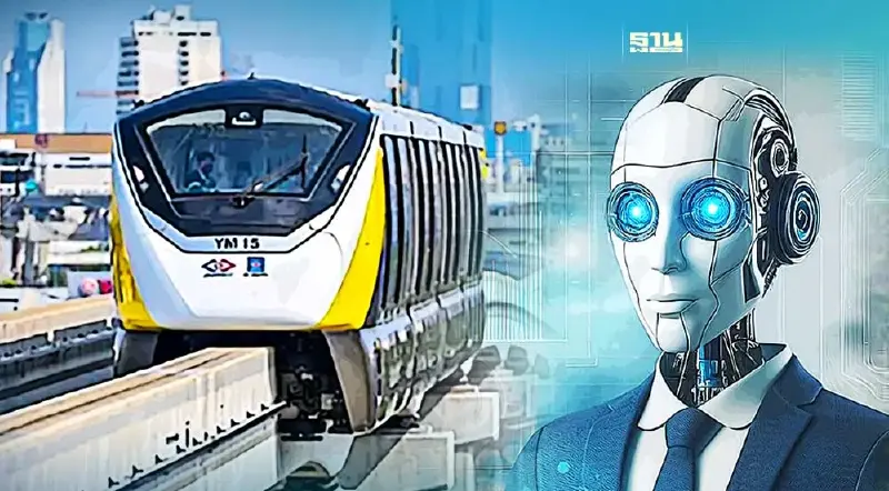 EBM  ดึงระบบ AI ติดตั้งกล้องตรวจจับ "รถไฟฟ้าสายสีเหลือง" ลดอุบัติเหตุ