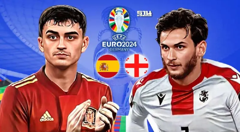 สเปน VS จอร์เจีย ถ่ายทอดสดฟุตบอลยูโร 2024 รอบ 16 ทีมสุดท้าย เช็คผลบอลที่นี่