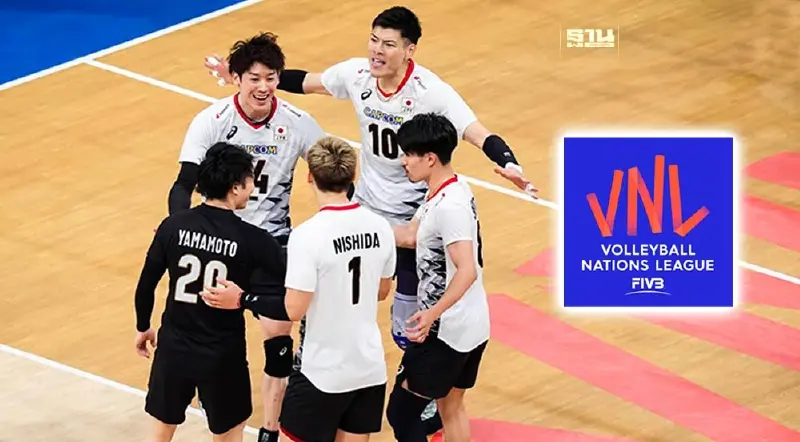 ญี่ปุ่น ผงาดชิงฝรั่งเศส วอลเลย์บอลชาย VNL 2024 ถ่ายทอดสดคืนนี้ 30 มิ.ย.