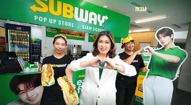 ซับเวย์ ทุ่มงบการตลาด 100 ลบ. ลุยสยาม!  Pop Up Store แห่งแรก