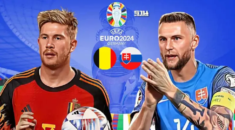 บอลยูโร 2024 คืนนี้ "เบลเยี่ยม VS สโลวาเกีย" ถ่ายทอดสดเวลา 23.00น. บอลยูโร 2024 คืนนี้ "เบลเยี่ยม VS สโลวาเกีย" ถ่ายทอดสดเวลา 23.00น.
