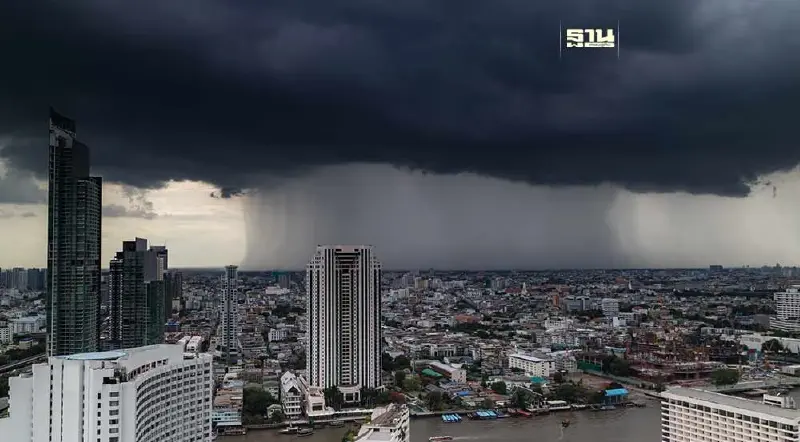 พยากรณ์อากาศวันนี้ -26 มิ.ย.กทม.ปริมณฑล ฝนฟ้าคะนอง 40 – 60 %