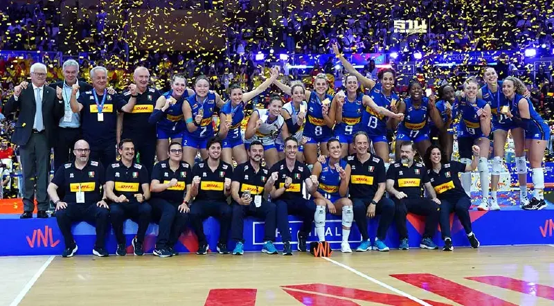 อันดับโลกวอลเลย์บอลหญิง ล่าสุด หลังจบศึกเนชันส์ลีก VNL 2024