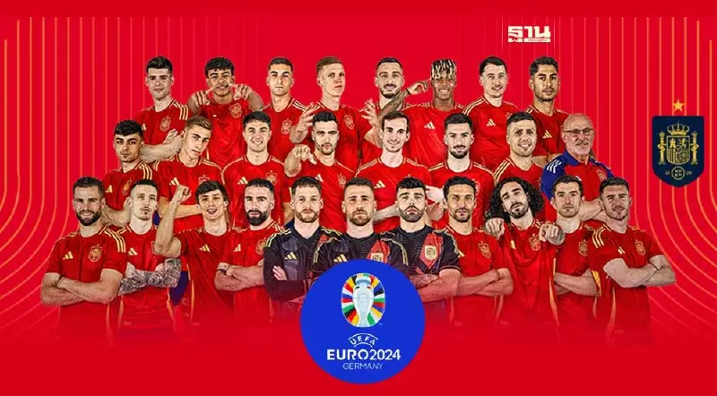 ฟุตบอลยูโร 2024 เช็คโปรแกรมการแข่งขัน"ทีมชาติสเปน"ทุกนัดที่นี่