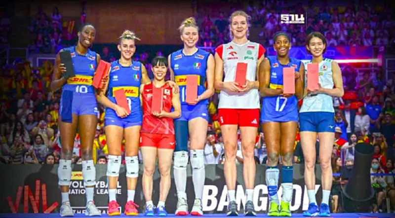 บันทึก VNL 2024 “วอลเลย์บอลหญิงระดับโลก" บนแผ่นดินไทย บันทึก VNL 2024 “วอลเลย์บอลหญิงระดับโลก" บนแผ่นดินไทย