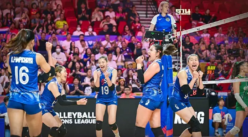 วอลเลย์บอลหญิงไทย แต้มอันดับโลกเพิ่ม หลังชนะบัลแกเรีย ศึก VNL 2024