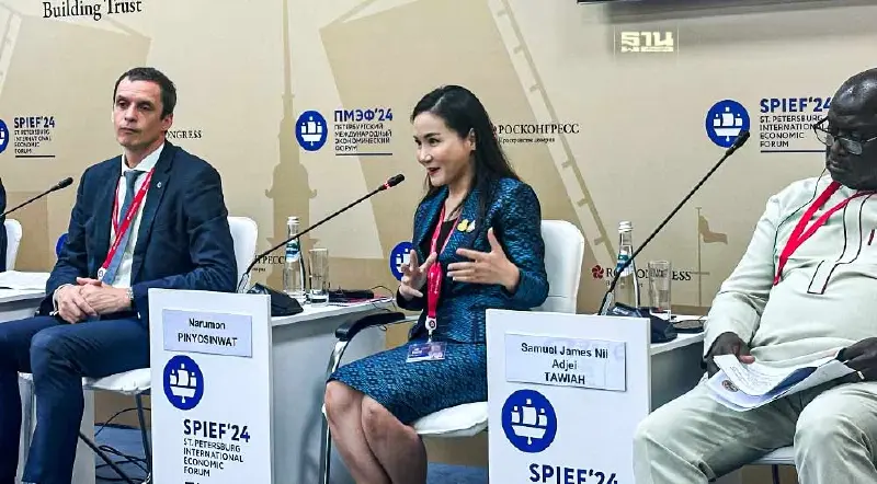 “นฤมล“โชว์วิสัยทัศน์เวที SPIEF ย้ำไทยขับเคลื่อนโมเดลเศรษฐกิจชีวภาพ