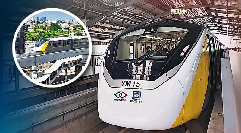 16 มิ.ย.นี้ "รถไฟฟ้าสายสีเหลือง" เปิดให้บริการ ครบ 23 สถานี