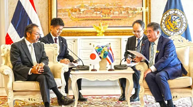 "ภูมิธรรม" ถก ทูตญี่ปุ่น ดึงนักลงทุน EEC - ดันส่งออกสินค้าเกษตรบุกตลาด "ภูมิธรรม" ถก ทูตญี่ปุ่น ดึงนักลงทุน EEC - ดันส่งออกสินค้าเกษตรบุกตลาด