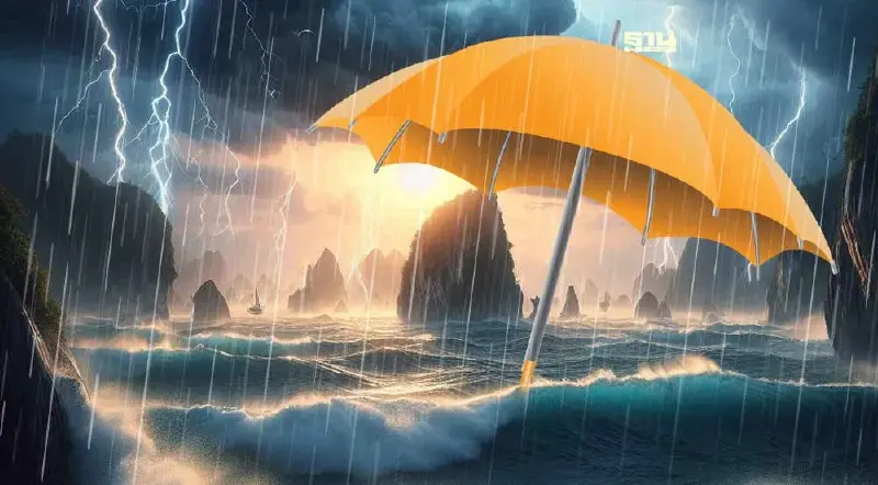 ประกาศ​กรมอุตุฯฉบับ2 ไทยฝนตกหนักถึงหนักมาก -​ทะเลอันดามันคลื่นลมแรง