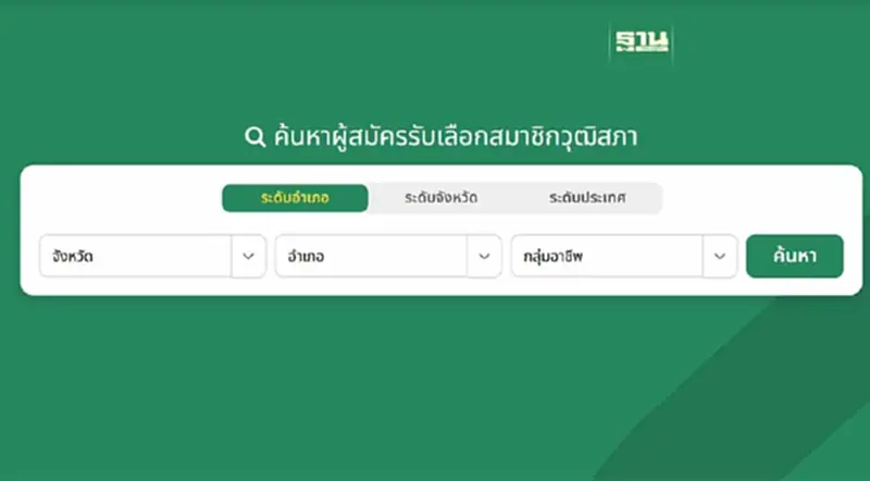 วิธีค้นหารายชื่อผู้สมัครเลือกตั้ง สว. 20 กลุ่มอาชีพ อัปเดตที่นี่ วิธีค้นหารายชื่อผู้สมัครเลือกตั้ง สว. 20 กลุ่มอาชีพ อัปเดตที่นี่