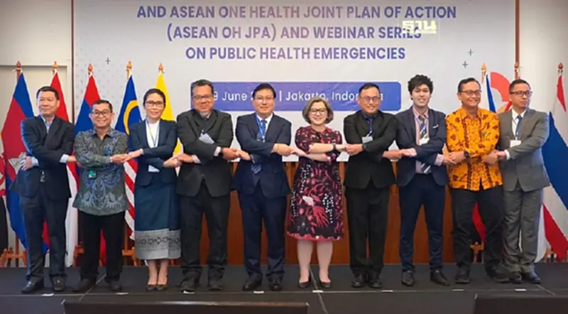 อาเซียน-เยอรมนี เปิดตัวเครือข่ายสุขภาพหนึ่งเดียว พร้อมรับโรคอุบัติใหม่ อาเซียน-เยอรมนี เปิดตัวเครือข่ายสุขภาพหนึ่งเดียว พร้อมรับโรคอุบัติใหม่