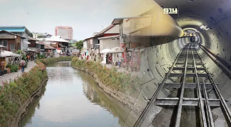 พลิกโฉม“คลองแม่ข่า” เปลี่ยนน้ำเสียเป็นน้ำใส สร้างอุโมงค์บายพาสลงน้ำปิง   