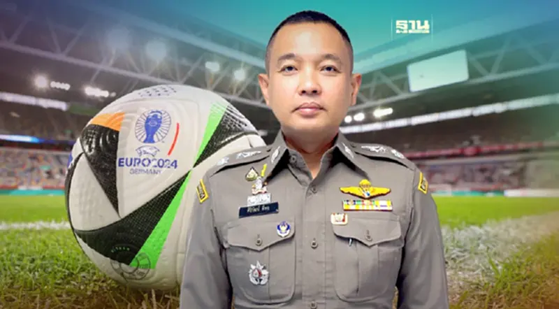 ฟุตบอลยูโร 2024 สตช.เตือนเล่นพนันเกิด 5 ผลเสีย เสียทรัพย์ เสียมิตร เสียรู้ ฟุตบอลยูโร 2024 สตช.เตือนเล่นพนันเกิด 5 ผลเสีย เสียทรัพย์ เสียมิตร เสียรู้
