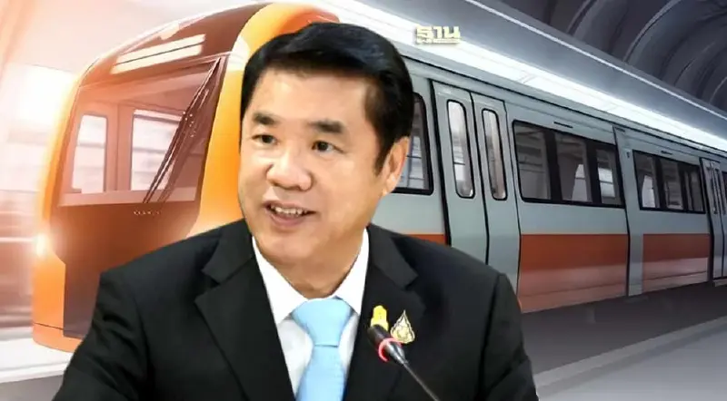 "สุริยะ" เสนอ ครม. "รถไฟฟ้าสายสีส้ม" 1.4 แสนล้าน ให้ BEM "สุริยะ" เสนอ ครม. "รถไฟฟ้าสายสีส้ม" 1.4 แสนล้าน ให้ BEM
