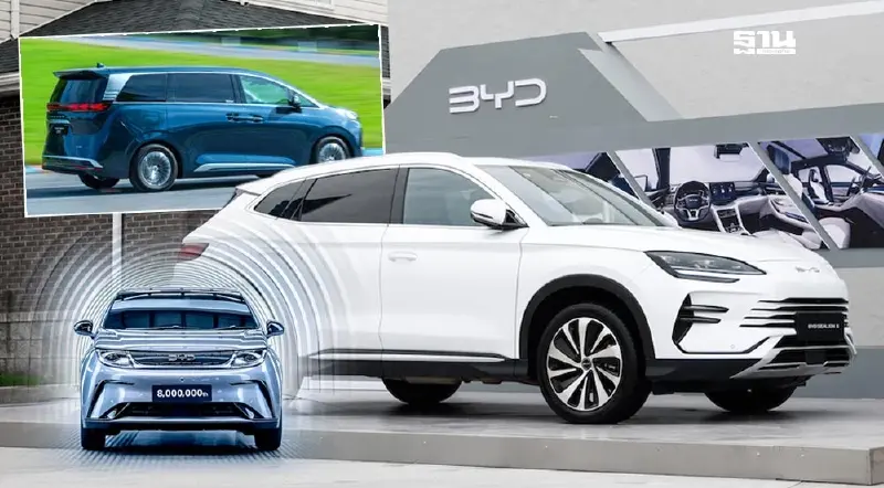 บีวายดี ดันรถปลั๊ก-อินไฮบริด ประกอบ BYD Sealion 6 นำเข้า Denza