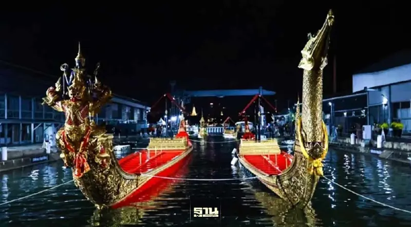 เรือพระที่นั่งอเนกชาติภุชงค์ ประวัติ หลัง กองทัพเรือ อัญเชิญ เรือลงน้ำ