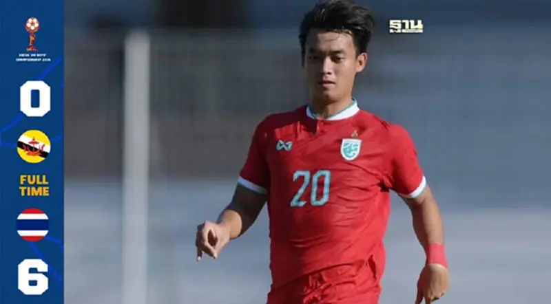 ผลบอลล่าสุด ไทย U19 ถล่มบรูไน 6-0 ชนะรวด 2 นัด ศึกชิงแชมป์อาเซียน 2024 ผลบอลล่าสุด ไทย U19 ถล่มบรูไน 6-0 ชนะรวด 2 นัด ศึกชิงแชมป์อาเซียน 2024