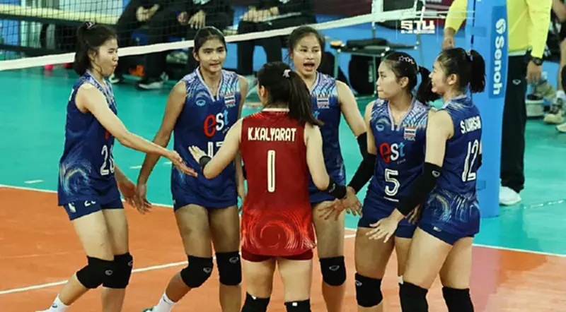 วอลเลย์บอลหญิงไทย U20 เฮ ชนะ คาซัคสถาน AVC ชิงแชมป์เอเชีย รอบ 8 ทีมนัดแรก วอลเลย์บอลหญิงไทย U20 เฮ ชนะ คาซัคสถาน AVC ชิงแชมป์เอเชีย รอบ 8 ทีมนัดแรก