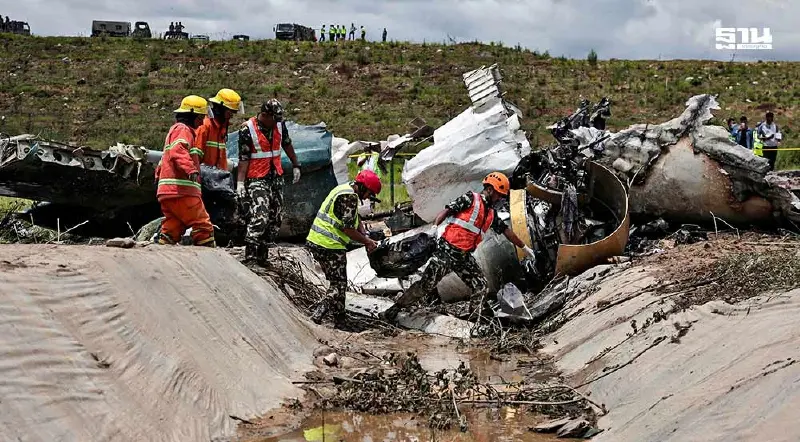 เครื่องบินสายการบิน Saurya Airlines ตกที่กาฐมาณฑุ เนปาล เสียชีวิต 18 คน