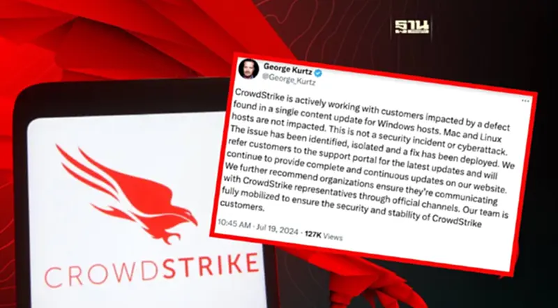 CrowdStrike แจ้ง “การแก้ไขถูกติดตั้งแล้ว” หลังอัพเดททำ Windows ล่ม CrowdStrike แจ้ง “การแก้ไขถูกติดตั้งแล้ว” หลังอัพเดททำ Windows ล่ม
