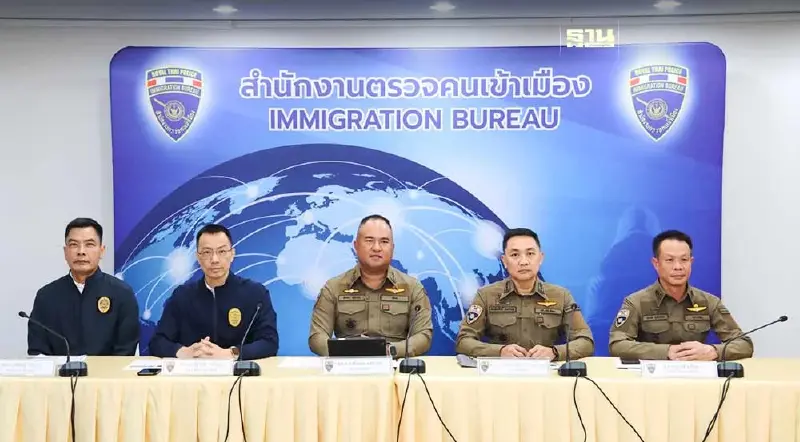 สตม.โชว์ผลงานลุยจับกุมคนต่างด้าวทำผิดกฎหมายในไทย 2 คดี