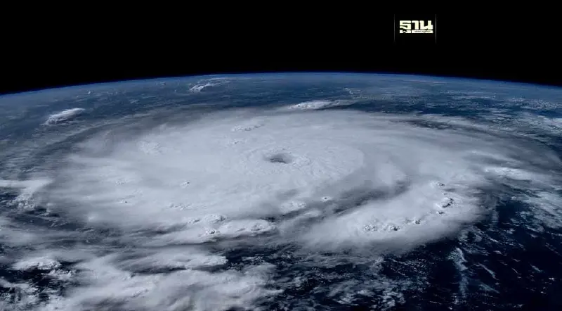 NASA เปิดภาพพายุเฮอริเคน Beryl ความเร็วลมกว่า 200 กม./ชม.