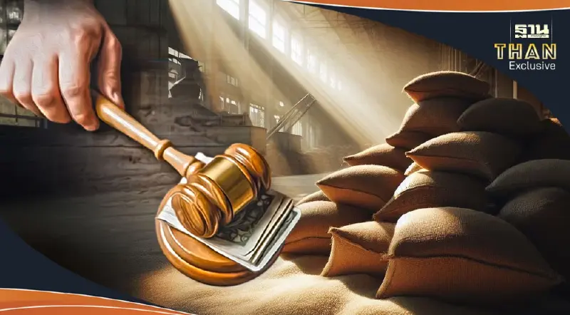 ปิดดีลประมูลข้าว 10 ปี ทรัพย์แสงทองไรซ์ - สหธัญ คว้าการประมูลรวม 244 ล้านบาท