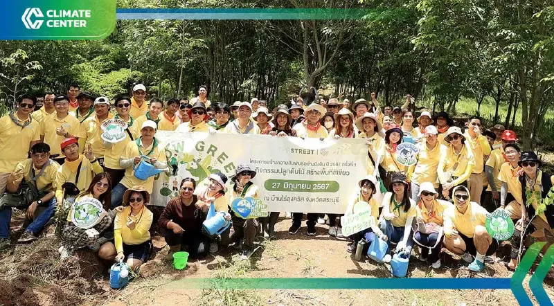 "เดอะ สตรีท รัชดา” ชู Grow Green รุก CSR ปลูกป่าเพิ่มพื้นที่สีเขียว