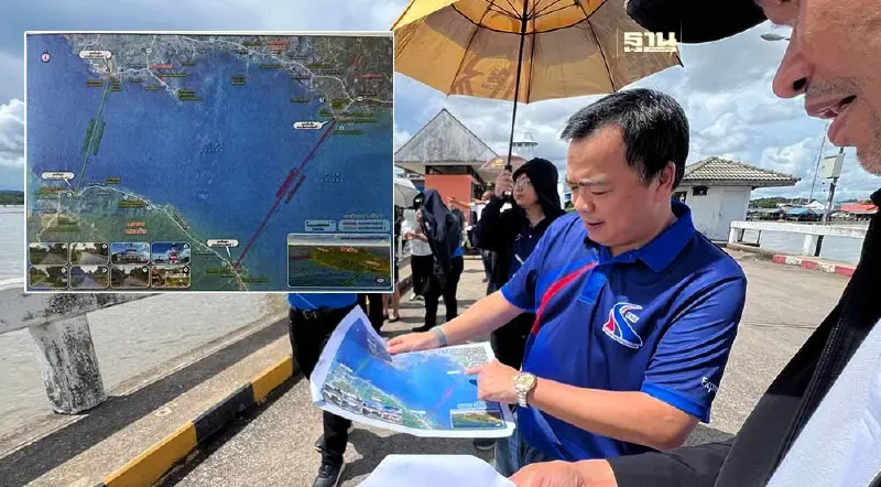 ผู้ว่าการกทพ.ประเมินงบสร้างสะพานข้ามเกาะช้าง ขั้นต่ำหมื่นล้าน